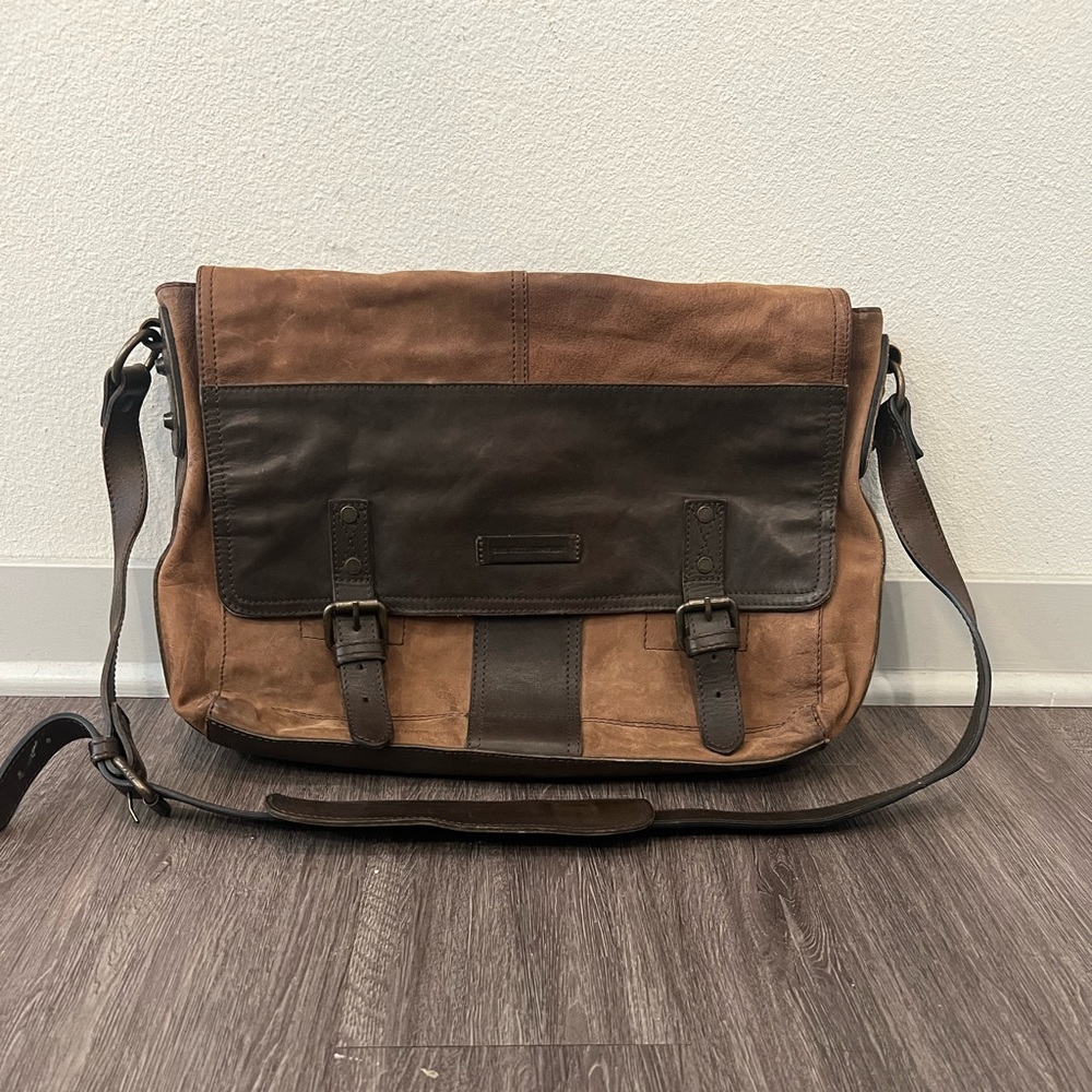 Frye Leather Messenger Bag